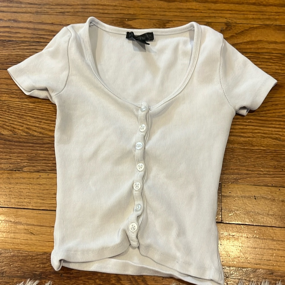 White crop top